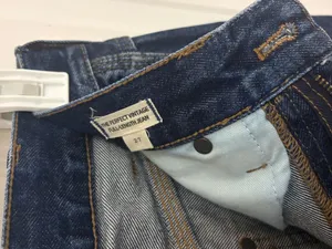 NWOT Madewell The Perfect Vintage Full Length High Ride Jean in Dark Wash thumbnail 7