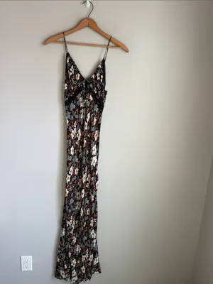 Free People All I Wanted Maxi Slip Dress XS thumbnail 2