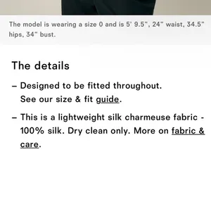 Reformation cherry silk top NWT thumbnail 6