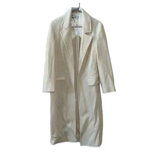 Zara Cream Textured Oversized Long Coat(XS) thumbnail 4