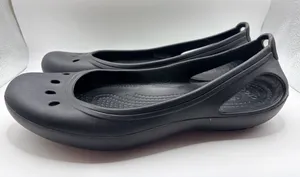 Crocs Kadee II Black Flats Slip On Comfort Casual Travel Work Lightweight Women 10 thumbnail 1