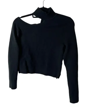 Abercrombie & fitch soft‎ collection open shoulder sweater women's size XS thumbnail 1