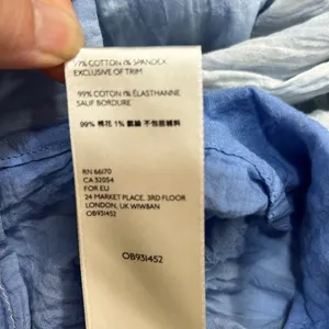 Free People We The Free Little Bit of Something Ombre Blue Top Size XS thumbnail 6