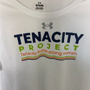 Under Armour White Tenacity Project Lacrosse Women’s Tee T-Shirt XL thumbnail 2