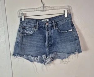 Agolde Parker Jean Shorts Button Fly 24 thumbnail 1