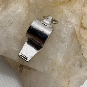 Vintage Silver‎ Tone Whistle Charm Pendant Miniature Sports Coach 3.03g SKU 230 thumbnail 4