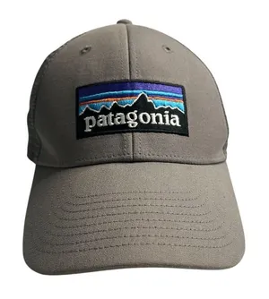 Patagonia Unisex Gray Trucker‎ Cap Snapback Mesh Hat Casual thumbnail 1