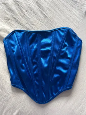 Blue Corset Top thumbnail 1