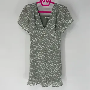 Abercrombie & Fitch Polka Dot Chiffon Ruffle Sleeve Dress thumbnail 8