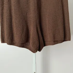 FP Beach‎ L Brown Knit Shorts Pull On Loungewear Flowy Beachy Relaxed Shabby thumbnail 3