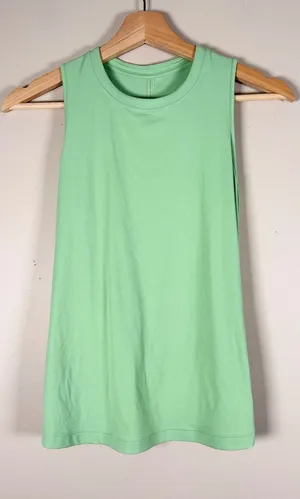Lululemon All It Takes Tank Top‎ Mint Green Open Back Keyhole Activewear Womens thumbnail 1