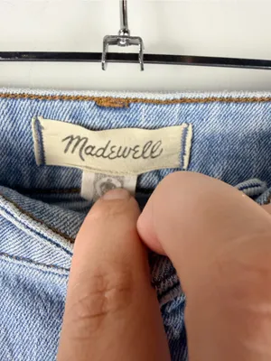 Madewell The Curvy Perfect Vintage Wide-Leg Crop Jean size 33 thumbnail 3