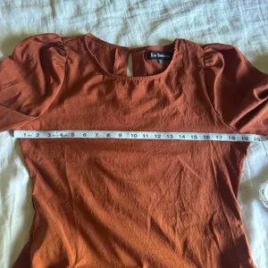 En Saison Fall Itzel Boho Embroidered Rust Orange Mini Dress Size Small thumbnail 7