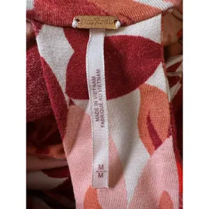 Free People Bohemian Floral Hawaiian Tropical Mimi Maxi Dress Size Medium Slit thumbnail 13