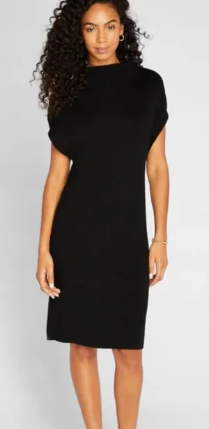 Club Monaco Abhy Sweater Dress in black thumbnail 1