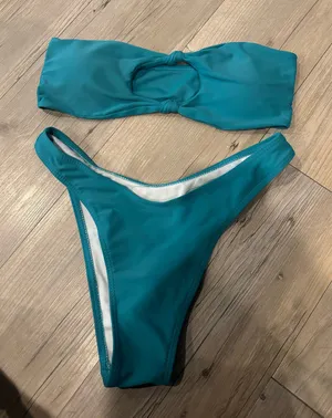 Shein Bikini Set Teal thumbnail 1