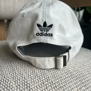 Adidas Relaxed Strap Back Hat Baseball Cap Hat White thumbnail 3