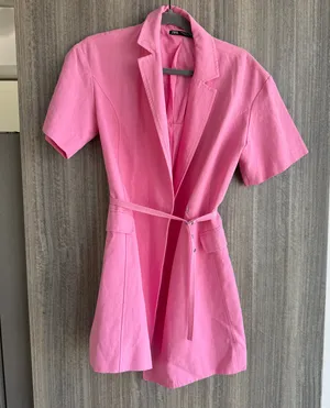Zara Pink Blazer Dress thumbnail 2