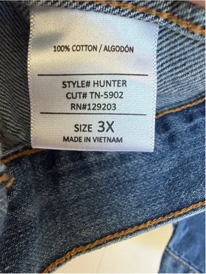 NEW CARLY JEAN LOS ANGELES CJLA Hunter Jean Jacket Medium Wash 3X thumbnail 10