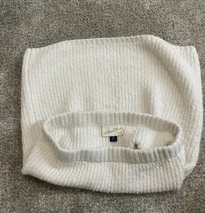 Knitted Mini Skirt White thumbnail 3