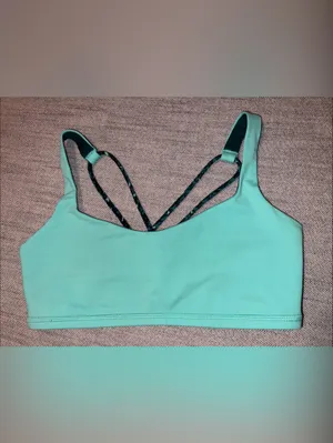 lululemon athletica Mint Green Strappy Sports Bra thumbnail 2