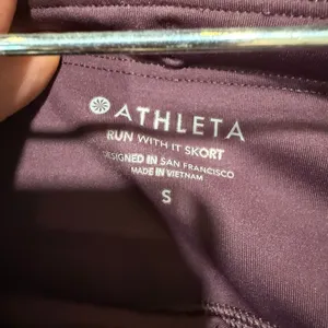 Athleta Agate Purple Run With It Skort Sz S thumbnail 8