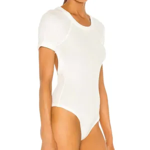 NWT The Line By K Remy Short Sleeve Bodysuit Ivory Size M thumbnail 6