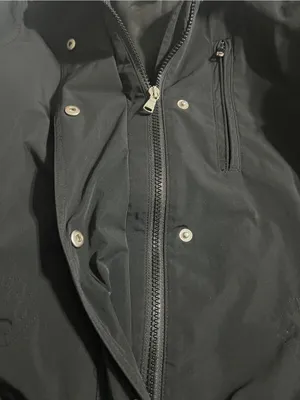 Lauren Ralph Lauren Black Utility Jacket with Snap Front thumbnail 4