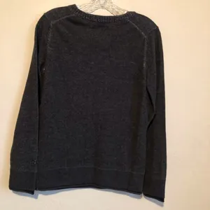 Cutter & Buck Dark Gray V-Neck Knit Sweater Classic‎ Soft thumbnail 7