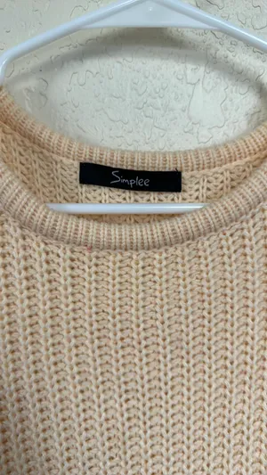 Simplee Apparel Peach Boho Sweater thumbnail 3