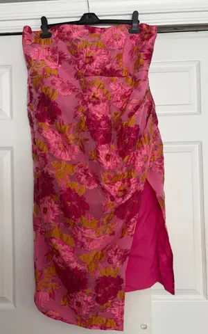 Showpo Midi Floral Dress Slit thumbnail 1