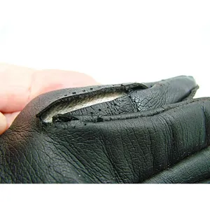 Vintage Womens Black Rabbit Fur Rayon Partial Lining Fashion Gloves Stretch 6-7 thumbnail 8
