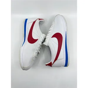 Nike Womens Size 9 White Red Blue Cortez Classic Leather Sneakers 807471-103 thumbnail 8