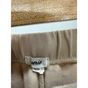 Aerie Cream Tan Jogger Sweatpants Drawstring‎ Waist Womens Size XS thumbnail 6