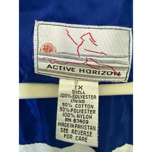 Vintage Active Horizon Royal Blue Tracksuit Set Jacket Pants 1X Retro 90s Sport thumbnail 6