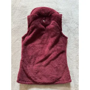 KUHL Women's Flight Pile Fleece Faux Fur Vest Jacket Hood Size Small thumbnail 10