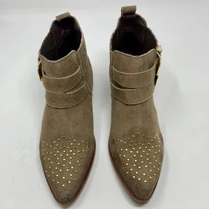 Steve Madden Nann Booties w/ Gold‎ Studs Buckle thumbnail 3