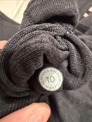 lululemon athletica ebb to street Black‎ Racerback cropped Tank Top 10 thumbnail 6