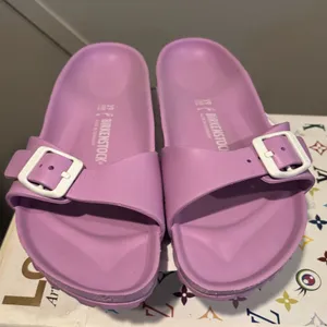Birkenstock Madrid Big Buckle EVA Sandals in Mauve thumbnail 5