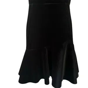 DO+BE Black Velvet Dress NWT One Shoulder Y2K It Girl Med Layered Cocktail Party thumbnail 3