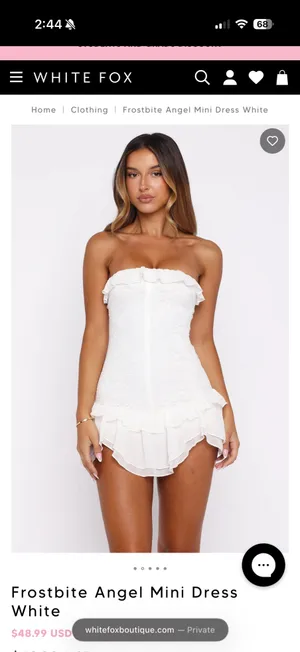 White Fox Boutique White Dress thumbnail 2