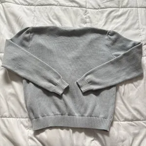 Brandy Melville‎ Womens Sweater Blue V Neck Winter Fall Coquette Dreamcore Girly thumbnail 6