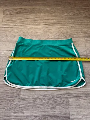 Nike Teal Golf Skort with White Logo Size XL thumbnail 4