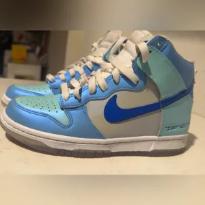 Nike‎ Dunk High Blue Mint Clean Streetwear Sneaker hightop 5.5Y W7 DV2206-400 thumbnail 6