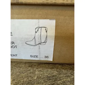 New Free People Frontier Western Boots Women's Size 36 White Patent Leather thumbnail 10