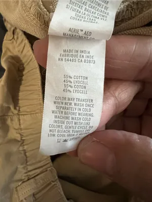 Aerie Wander Tan Utility Outdoor Cotton Casual Pocket Shorts Boho Safari thumbnail 7
