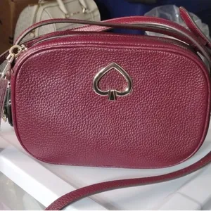 Kate Spade Burgandy Crossbody Bag thumbnail 2