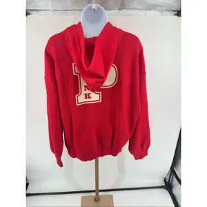 Victoria’s Secret Pink Full Zip Campus Hoodie Drawstring Logo NWT Red M thumbnail 15