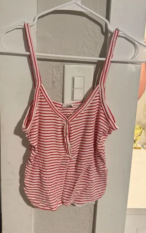 Cotton On Cotton Stripped Tank Top thumbnail 1
