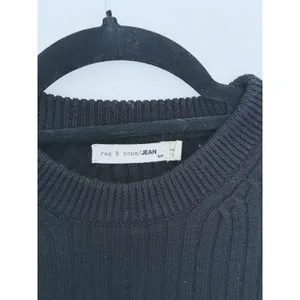 Rag & Bone Womens Wool Ribbed Sweater Open Back S Black Quiet Luxury Minimal thumbnail 6